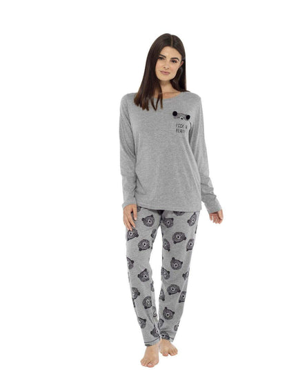 Women's 100 Pure Cotton Soft Pyjama Set with Elasticated Patterned Bottoms Ultimate Nightwear and Cosy Loungewear Multiple Sizes by Daisy Dreamer. Buy now for £15.00.